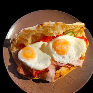 Сендвіч з яйцем та беконом NEW